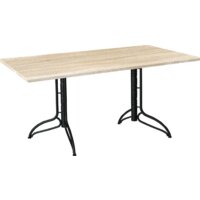 Sheffilton SHT-TU20/120/80 МДФ (черный муар/дуб сонома светлый)