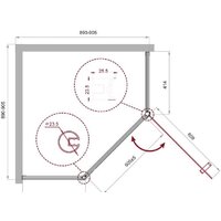 BelBagno UNO-195-P-1-90-C-NERO Image #3