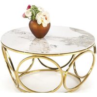 Halmar Venus-2 (белый мрамор/золотой)