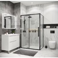 Grossman Cosmo 120x80x195 120.K33.02.1280.42.00 (графит сатин/прозрачное стекло) Image #7