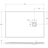 BelBagno TRAY-MR-UNO-AH-120/80-35-NERO 120x80 Image #5