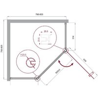 BelBagno UNO-195-P-1-80-C-Cr Image #3