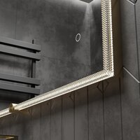 Roxen Зеркало Cler c подсветкой 510010-60 (60x80) в рельефной полимерной раме Image #5