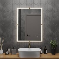 Roxen Зеркало Cler c подсветкой 510010-60 (60x80) в рельефной полимерной раме Image #4