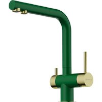 Omoikiri Nagano-RG-LG (royal green/светлое золото/матовый) Image #1