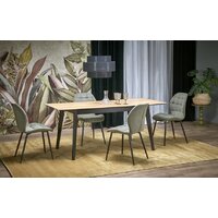 Halmar Gulian раскладной 140-180/90/76 (дуб вотан/черный)