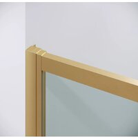 Grossman Cosmo 120x80x195 120.K33.02.1280.32.00 (золото сатин/прозрачное стекло) Image #5