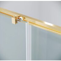 Grossman Cosmo 120x80x195 120.K33.02.1280.32.00 (золото сатин/прозрачное стекло) Image #3