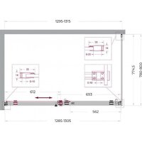 BelBagno SOFT_CLOSE-2-AH-1-130/80-C-GM Image #8