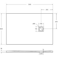 BelBagno TRAY-MR-UNO-AH-120/80-35-NERO-CR 120x80 Image #8