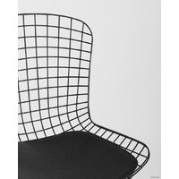 Stool Group Bertoia с черной подушкой (черный) Image #8
