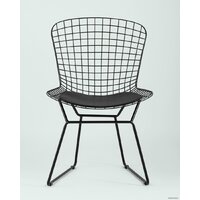 Stool Group Bertoia с черной подушкой (черный) Image #4