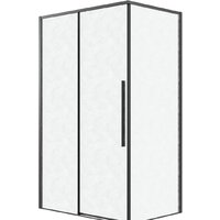 Grossman Galaxy 110x80x195 120.K33.01.1180.21.02 (черный матовый/шиншилла стекло)