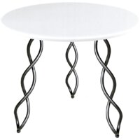 Sheffilton SHT-TU17/80 МДФ (черный муар/белый)