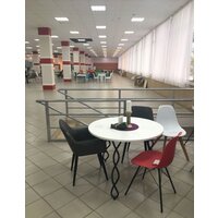 Sheffilton SHT-TU17/80 МДФ (черный муар/белый) Image #2