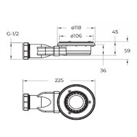 BelBagno TRAY-MR-UNO-AH-120/80-35-W 120x80 Image #8