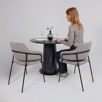 Lepremo AV 2317 МДФ+керамика 900 (черный матовый Shakespeare/черный+HPL асти) Image #11