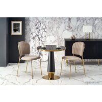 Halmar Molina (черный мрамор/черный/золотой)