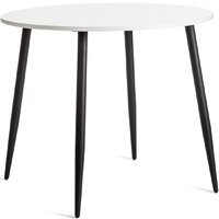 TetChair Uranus 90x90x77 (белый/черный)