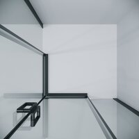 Grossman Classic 90x90x195 300.K33.04.9090.21.00 (черный матовый/прозрачное стекло) Image #6