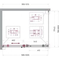 BelBagno SOFT_CLOSE-2-AH-1-100/80-C-GM Image #8