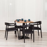 TetChair Baldur (дерево вяз/ткань лен, черный/черный лен) Image #12