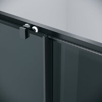 Grossman Cosmo 130x90x195 120.K33.02.1390.21.10 (черный матовый/тонированное стекло) Image #3