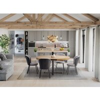 Halmar Mercy 120-160/120 (дуб золотой/черный) Image #9