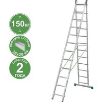 Новая высота NV 222 алюминиевая двухсекционная 2x12 ступеней Image #1