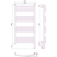 Сунержа Богема 3.0 выгнутая 1000х500 МЭМ правый 00-5803-1050 Image #4