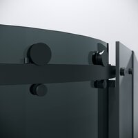 Grossman Classic 90x90x195 301.K33.04.9090.21.10 (черный матовый/тонированное стекло) Image #6