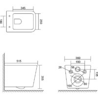 Lauter Square 214903 + GROHE Solido 38811KF0 (прямоугольная, черный) Image #20