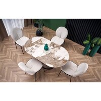 Halmar Robinson (бежевый мрамор/капучино/черный) Image #8