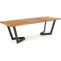 Halmar Massive 160-250/90 (дуб светлый/черный) Image #7