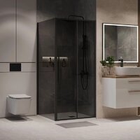 Niagara 130x100x195 NG-85-13TB-TB100-34 (черный матовый/тонированное стекло) Image #7