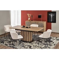 Halmar Lamello раскладной 160-210/90 (дуб артизан/черный)