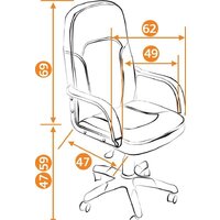 TetChair Parma (флок бежевый 7/ткань бронзовый TW-21) Image #15