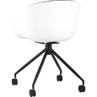 Stool Group Libra SL-7040ZB (пластик белый/экокожа черный) Image #7