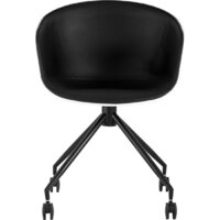 Stool Group Libra SL-7040ZB (пластик белый/экокожа черный) Image #4