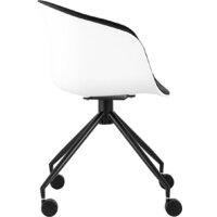 Stool Group Libra SL-7040ZB (пластик белый/экокожа черный) Image #5