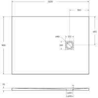 BelBagno TRAY-MR-UNO-AH-120/90-35-NERO-CR 120x90 Image #8