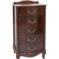 Мебелик Джульетта узкий 5 ящиков (орех)
