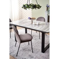 Halmar Marley 160-200/90 (белый мрамор/черный) Image #11