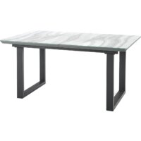 Halmar Marley 160-200/90 (белый мрамор/черный)