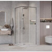 Grossman Galaxy 90x80x195 300.K33.01.9080.10.00 (хром/прозрачное стекло) Image #8