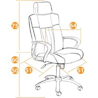 TetChair Oxford хром/флок (серый) Image #12
