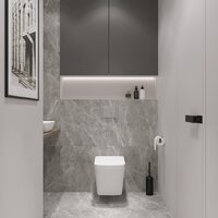 Lauter Square 214903 + GROHE Rapid SL 38772001 (прямоугольная, хром) Image #16