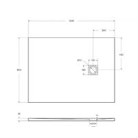 BelBagno TRAY-MR-UNO-AH-120/90-35-W 120x90 Image #7
