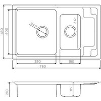 Omoikiri Mizu 78-2-IN Image #2