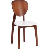 TetChair Diamante жесткое сиденье (бук/коричневый/белый)